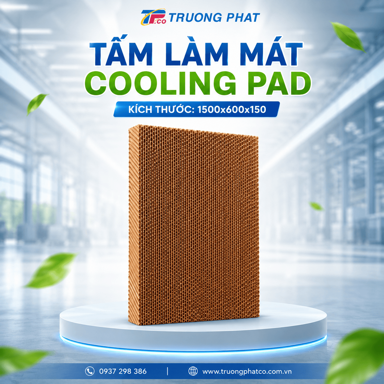 Tấm Làm Mát Cooling Pad Kích Thước 1500x600x150