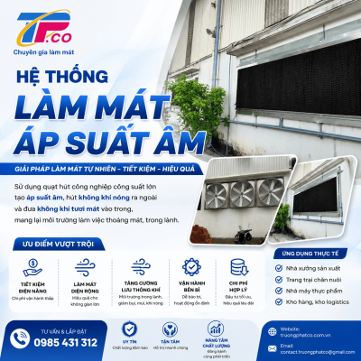 Hệ Thống Làm Mát Áp Suất Âm