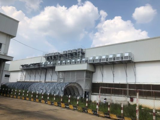 Lắp đặt hệ thống làm mát nhà xưởng tại Long Khánh