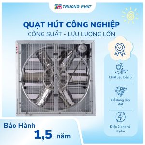 Quạt Thông Gió Vuông 1380C Chuyển Động Gián Tiếp