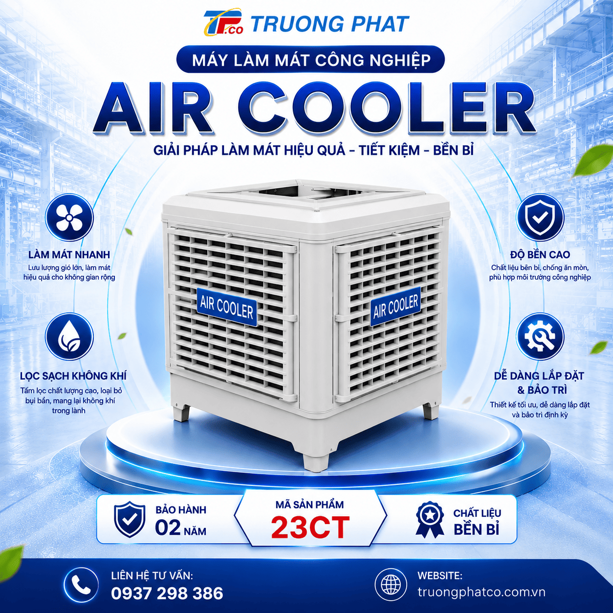 Máy Làm Mát Công Nghiệp Air Cooler 23CT