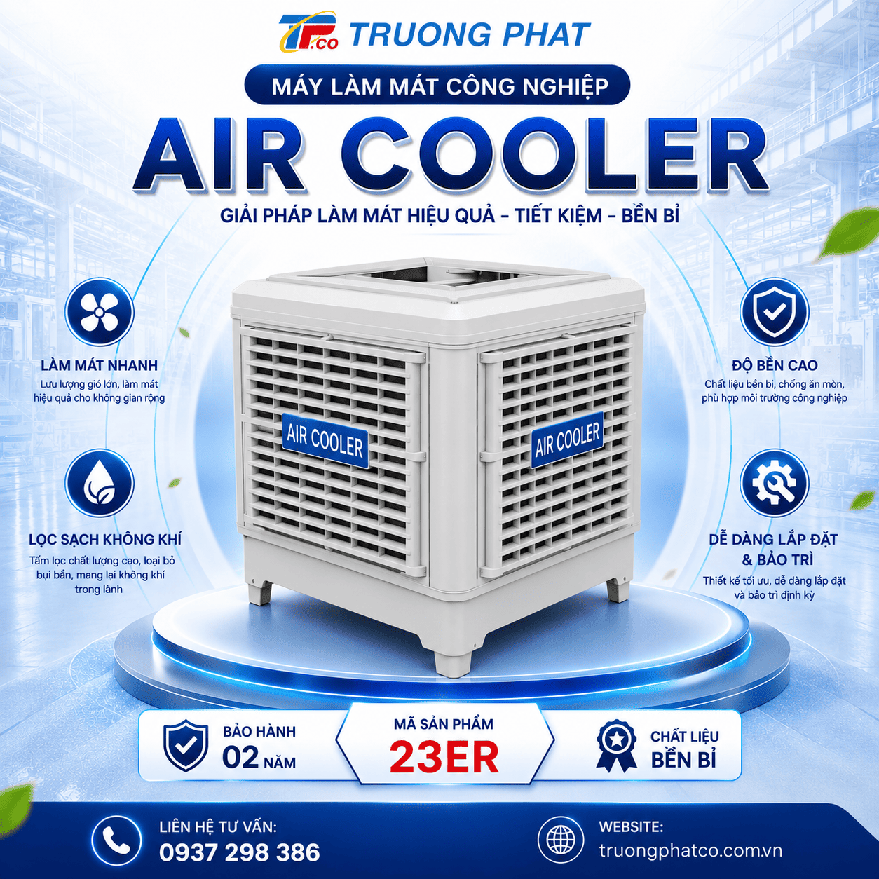 Máy Làm Mát Công Nghiệp Air Cooler 23ER
