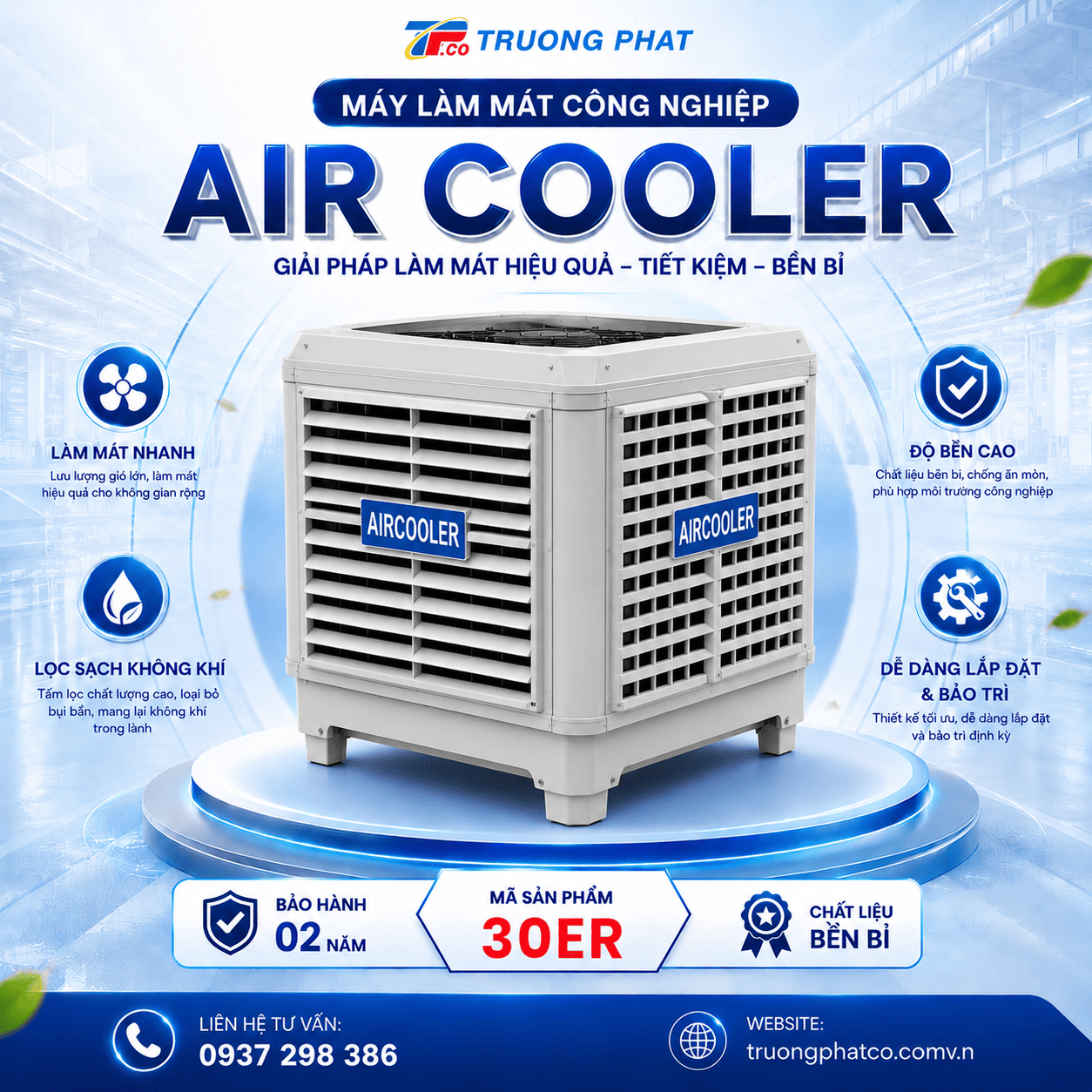 Máy Làm Mát Công Nghiệp Air Cooler 30ER