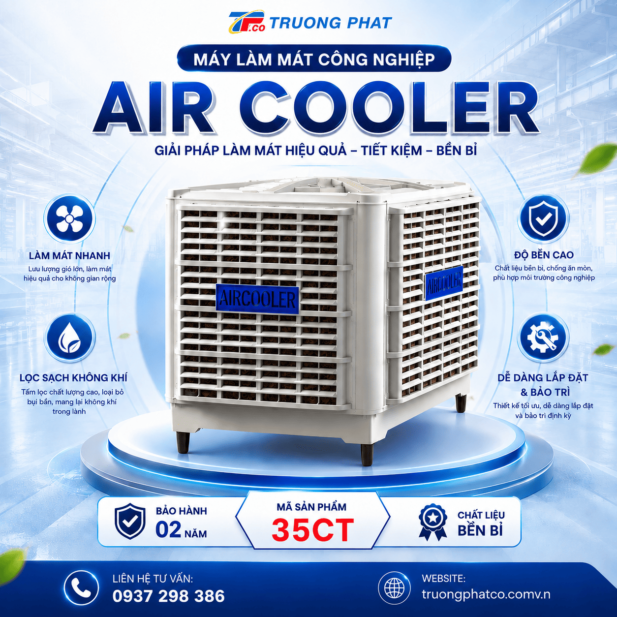 Máy Làm Mát Công Nghiệp Air Cooler 35CT