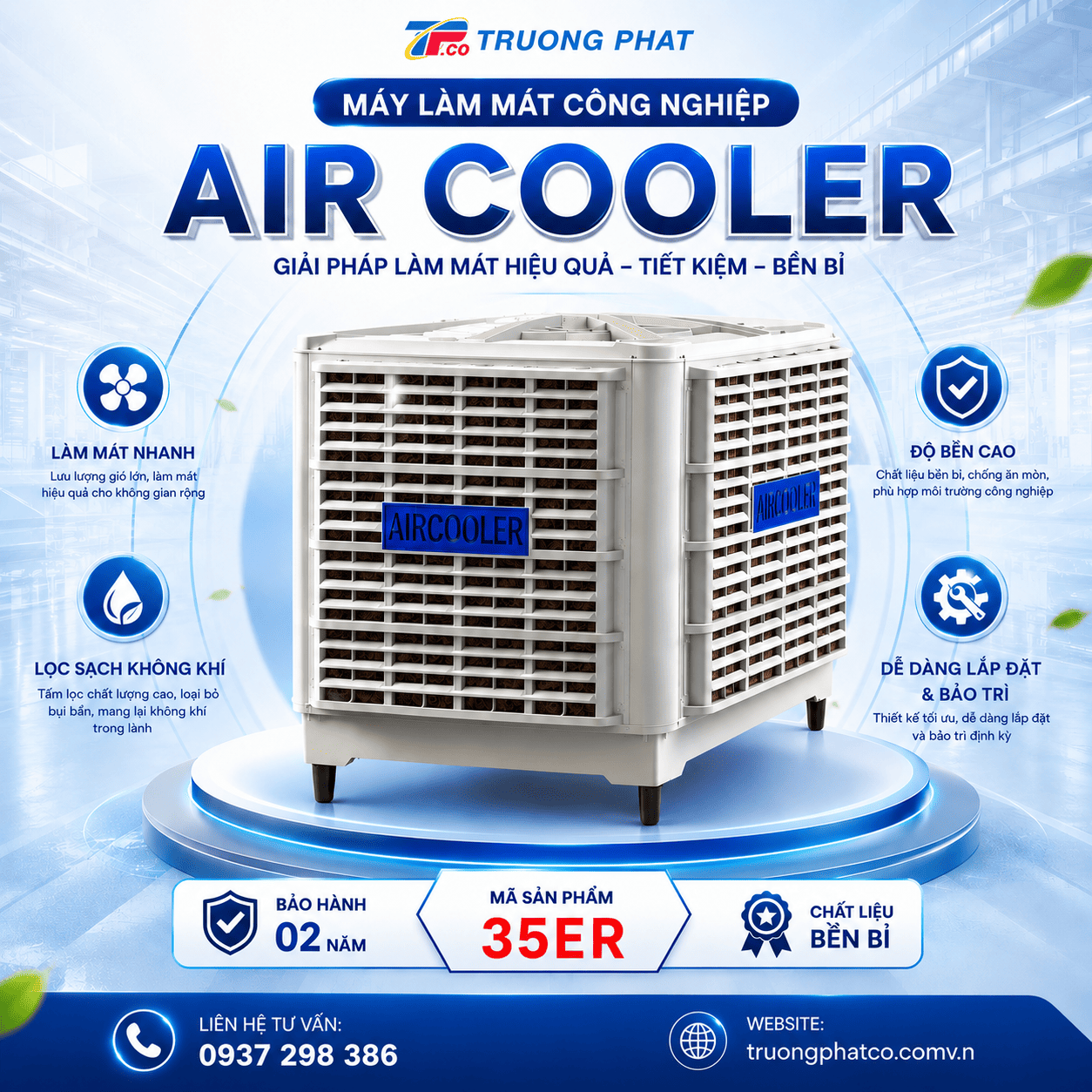 Máy Làm Mát Công Nghiệp Air Cooler 35ER