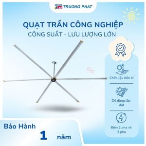 Quạt Trần Công Nghiệp Sải Cánh 5,2m