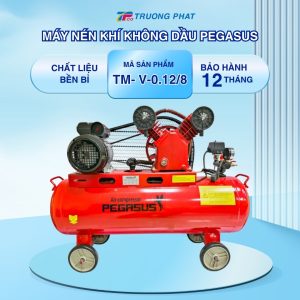 Máy Nén Khí Dây Đai Pegasus TM- V-0.12/8 - 70L