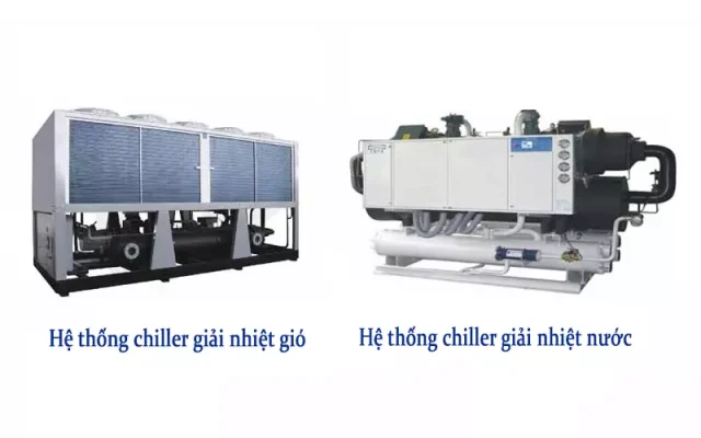 So sánh ưu nhược điểm giữa Chiller giải nhiệt nước và giải nhiệt gió