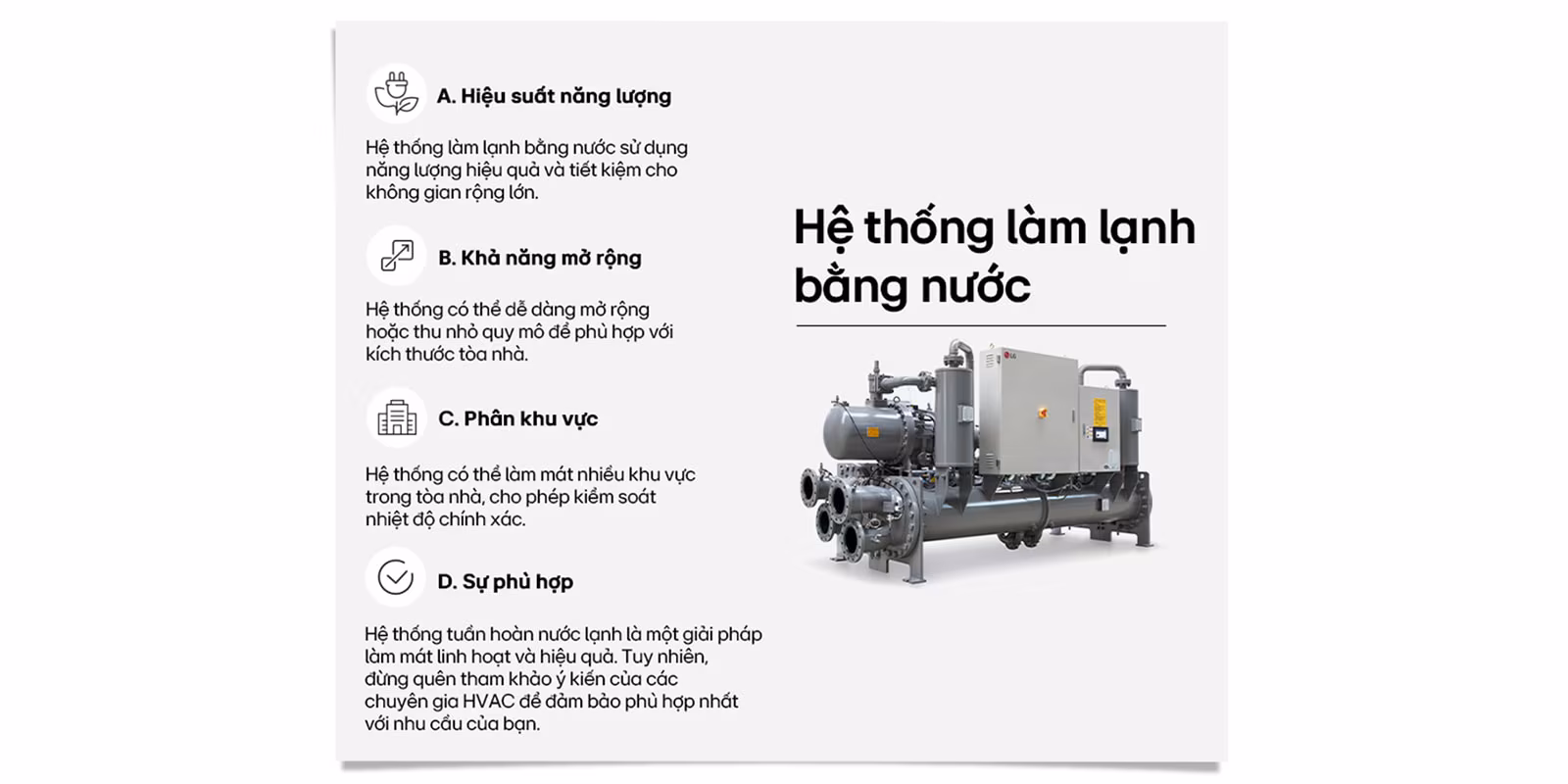 Tổng hợp ưu điểm vượt trội của hệ thống Chiller làm lạnh