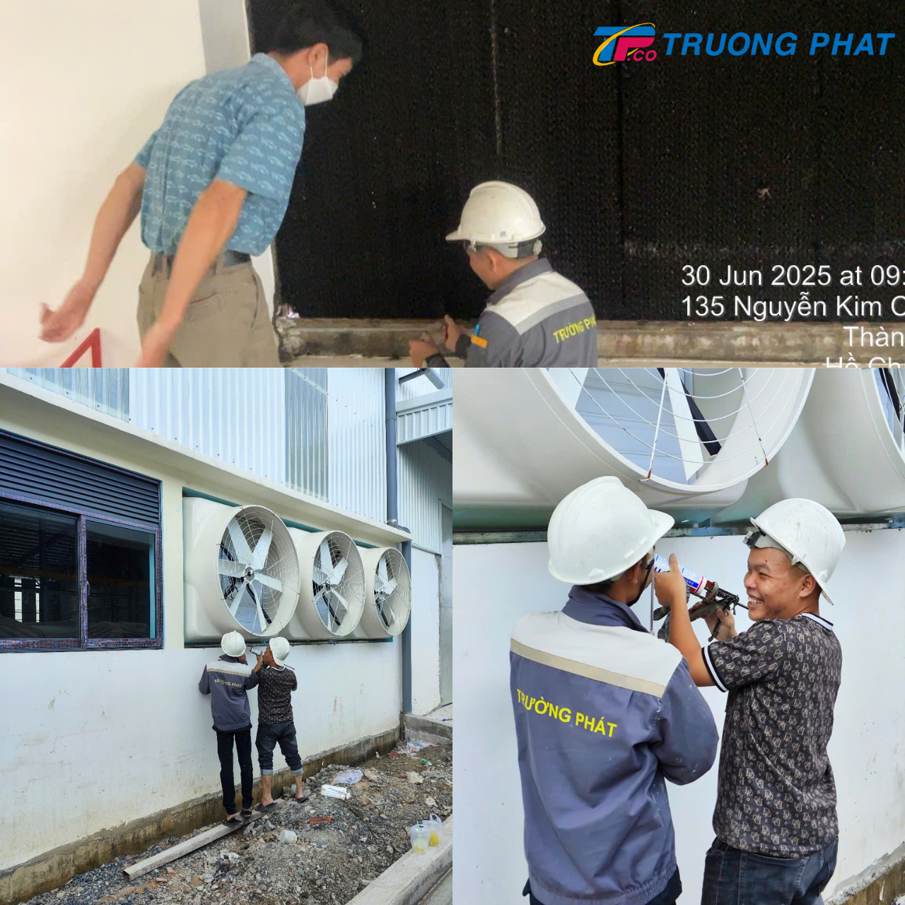 Lắp đặt quạt hút thông gió công nghiệp và tư vấn nhiệt tình - Trường Phát