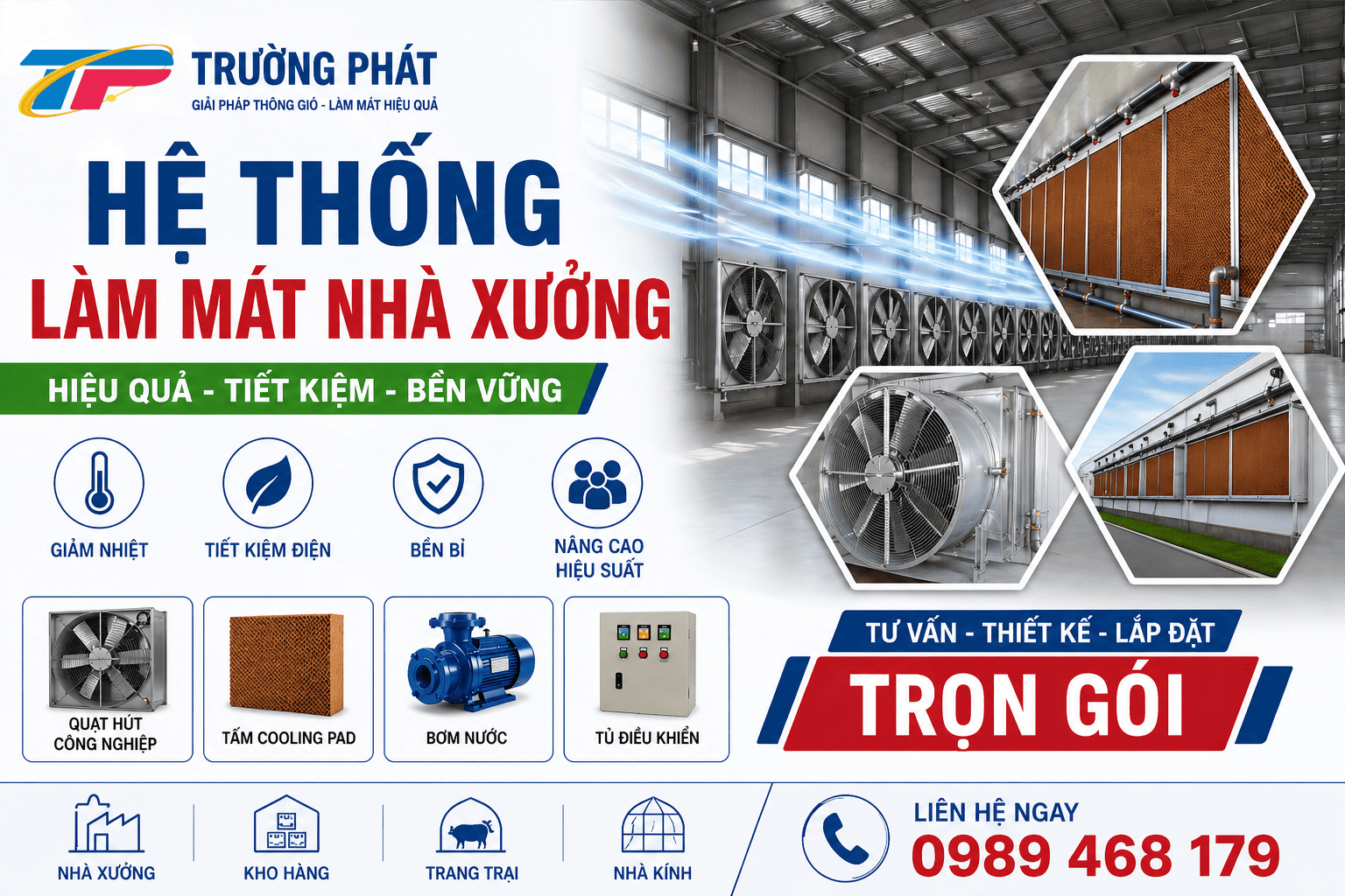 Hệ thống làm mát nhà xưởng