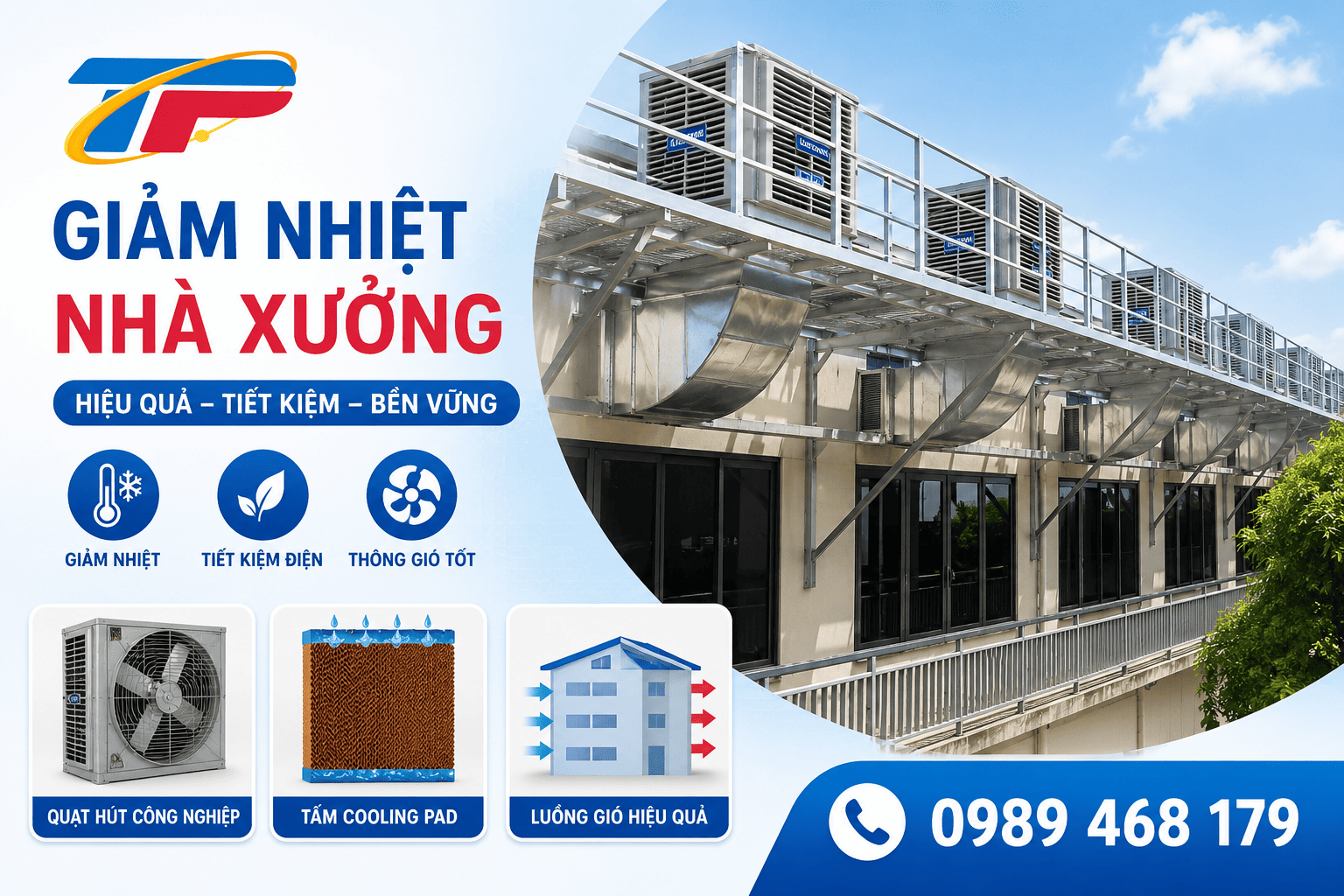 Phương pháp giảm nhiệt nhà xưởng hiệu quả