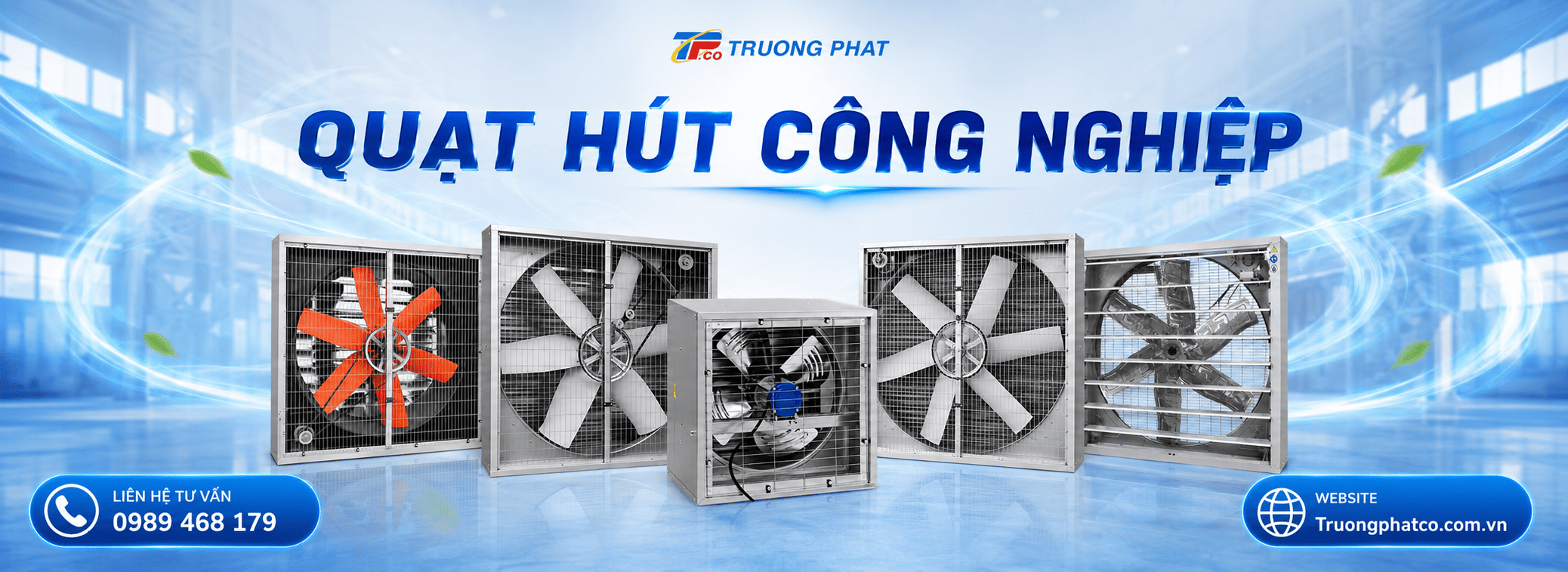 Quạt Hút Công Nghiệp Nhà Xưởng - Trường Phát