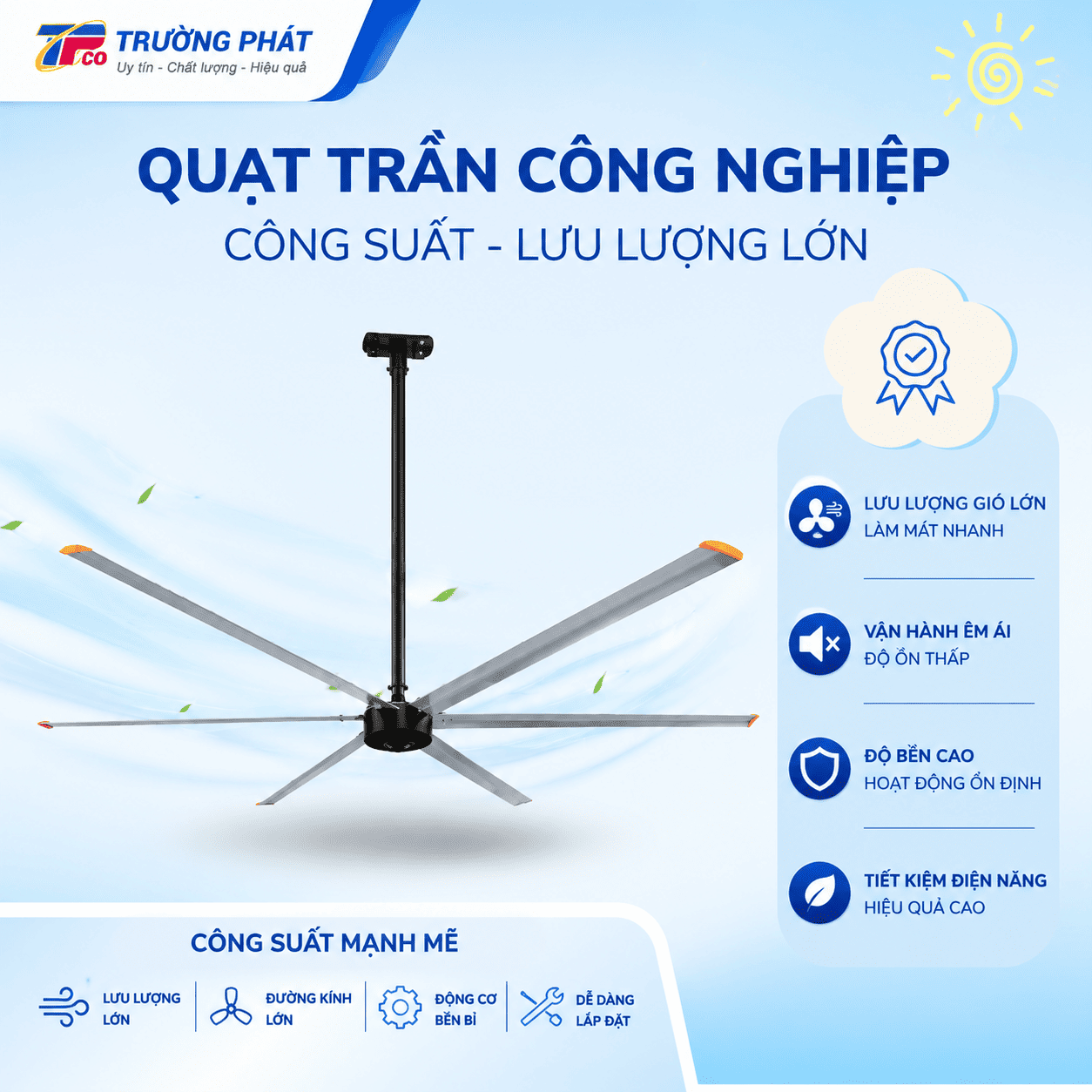 Danh Mục Quạt Trần Công Nghiệp