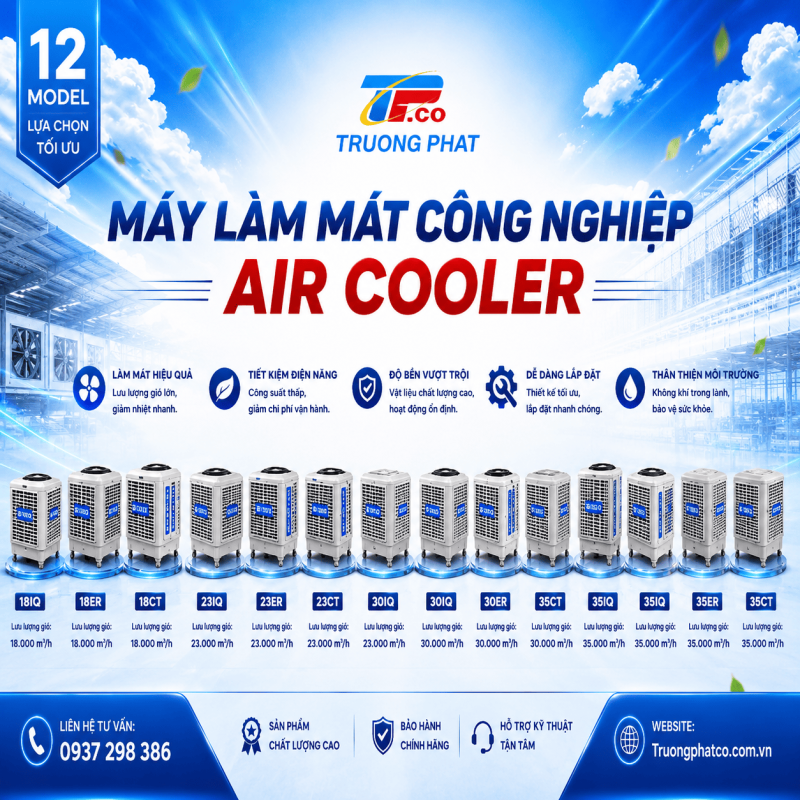 Máy Làm Mát Công Nghiệp Air Cooler Vuông