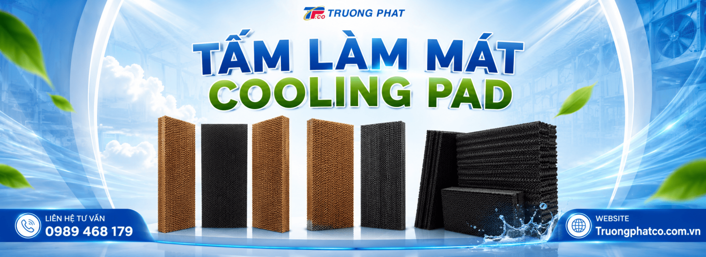 Tấm Làm Mát Cooling Pad Công Nghiệp