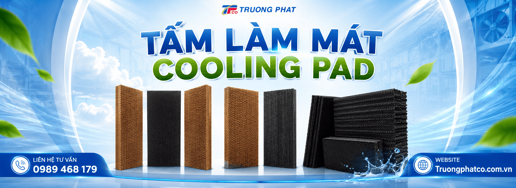 Tấm Làm Mát Cooling Pad Công Nghiệp