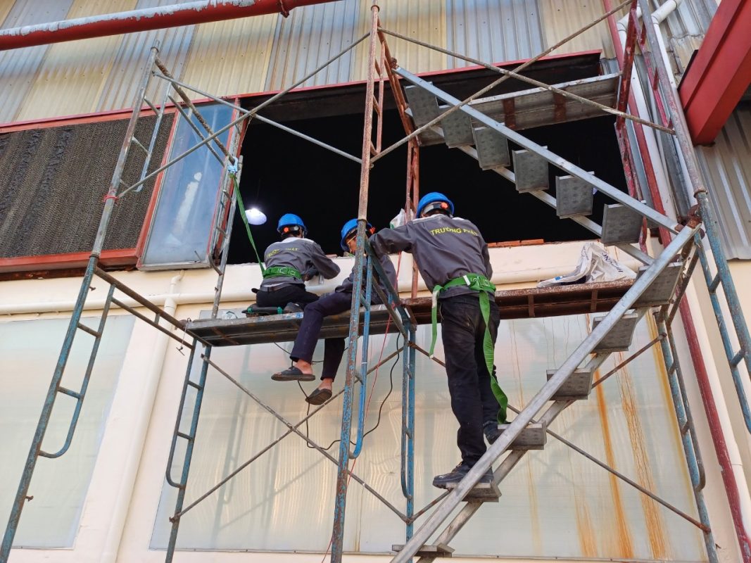 Quy trình thi công hệ thống làm mát nhà xưởng Long An