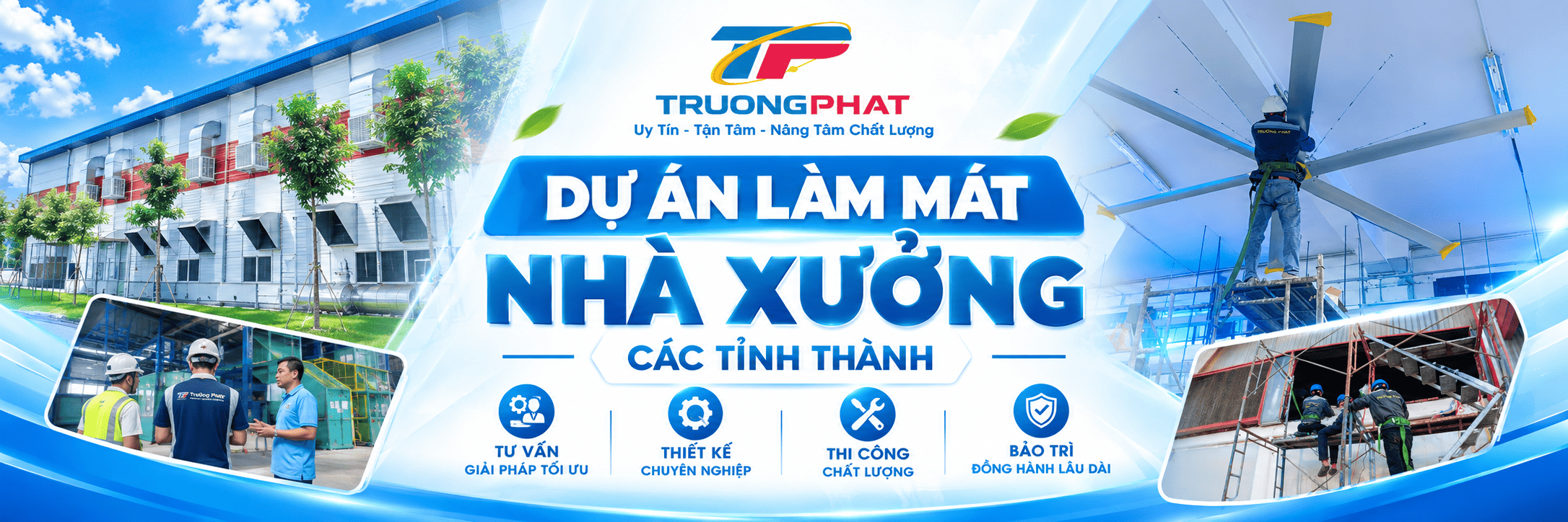 Dự Án Làm Mát Nhà Xưởng Các Tỉnh Thành
