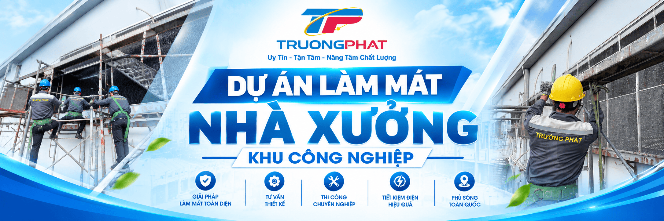 Dự Án Làm Mát Nhà Xưởng Khu Công Nghiệp