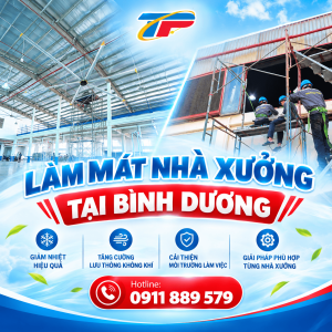 Làm Mát Nhà Xưởng Tại Bình Dương