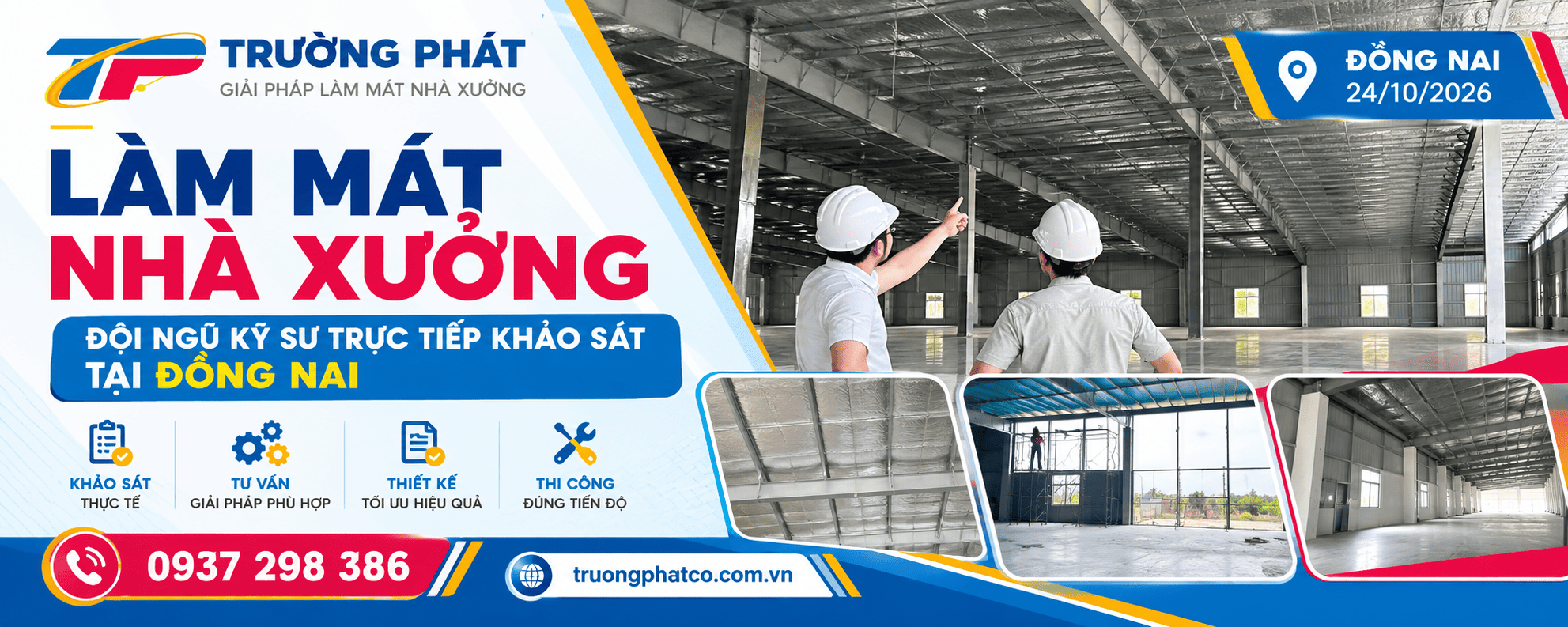 Làm Mát Nhà Xưởng – Kỹ Sư Trường Phát Trực Tiếp Khảo Sát Tại Đồng Nai